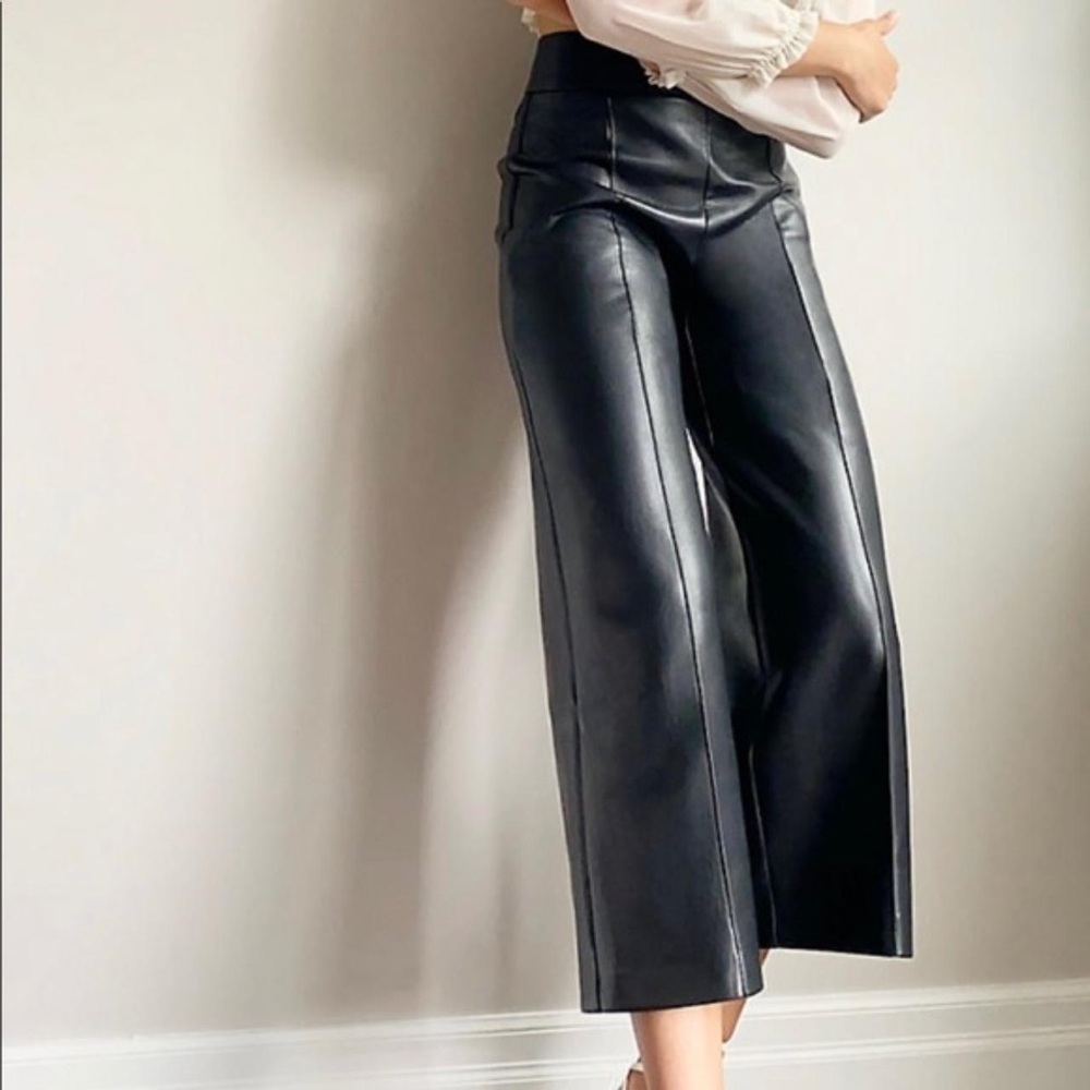 NWT Black Vegan Leather Pants